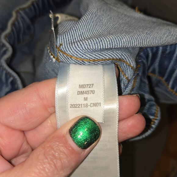 Madewell High Rise Elastic waist relaxed fit pull on jeans sz M - Picture 5 of 5